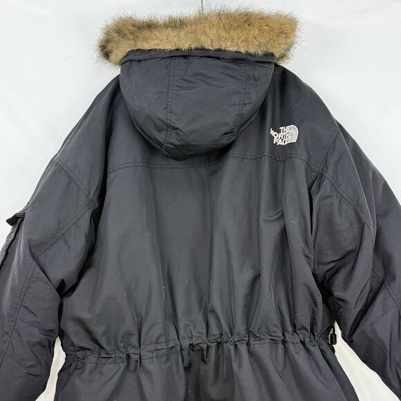 VTG THE NORTH FACE Size XL Black Mens Goosedown Parka Hooded Jacket - Picture 5 of 16